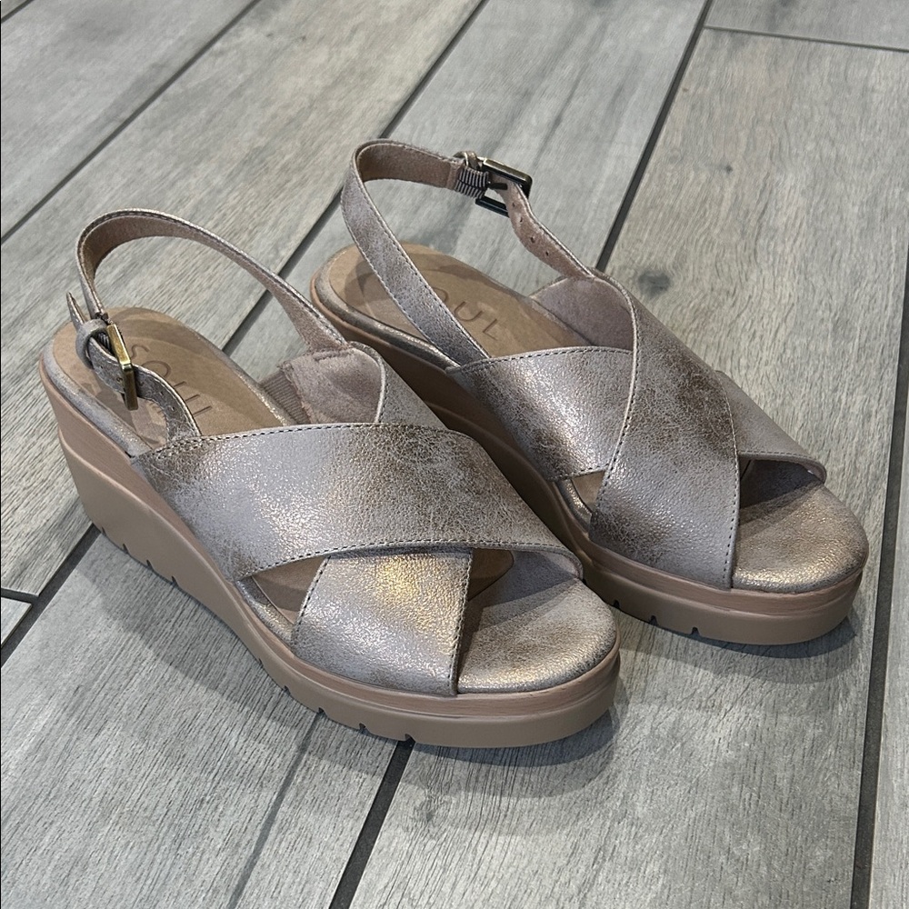 Naturalizer Soul Women's Goodtimes Slingback Wedge Sandal
